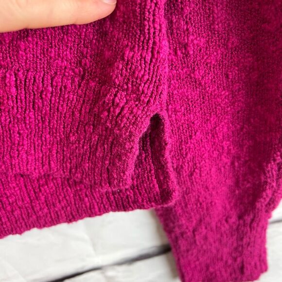 J. Crew Women's V-Neck Pink Pullover Sweater Size M Long Sleeve - Picture 4 of 5